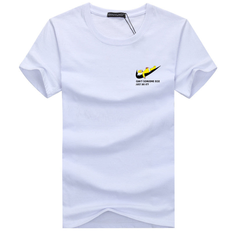 2016 New Letter Print T Shirt Mens Black And White Comic Con Cosplay T-shirts Summer Skateboard Tee Boy Skate Tshirt Tops F157