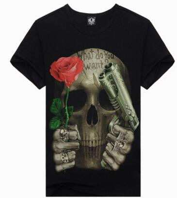 Tshirt Fashion 2016 Iron Maiden 3D Print T shirt Brand Clothing anime Novelty Iron Man Hip Hop Men's T-shirts Mens Cotton Casual