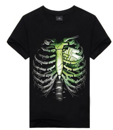 Tshirt Fashion 2016 Iron Maiden 3D Print T shirt Brand Clothing anime Novelty Iron Man Hip Hop Men's T-shirts Mens Cotton Casual