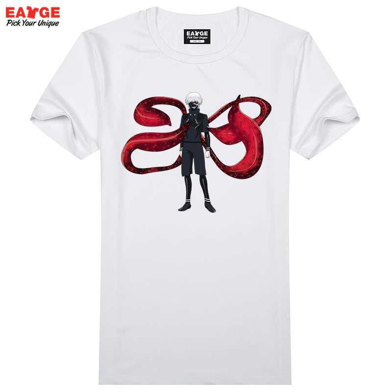 [EATGE] Tokyo Ghoul T-shirt Top Fashion Brand Japanese Anime T shirt Printed Casual Style Tshirt Men Women Top Cool Design Tee