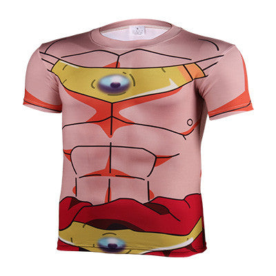 2016 Fashion Brand Anime Dragon Ball Z Vegeta T Shirt Men Super Saiyan Goku Fitness Cosplay 3D Printed T-Shirts tshirt