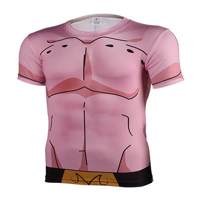 2016 Fashion Brand Anime Dragon Ball Z Vegeta T Shirt Men Super Saiyan Goku Fitness Cosplay 3D Printed T-Shirts tshirt