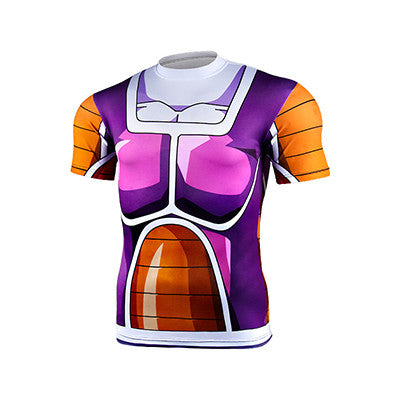 2016 Fashion Brand Anime Dragon Ball Z Vegeta T Shirt Men Super Saiyan Goku Fitness Cosplay 3D Printed T-Shirts tshirt