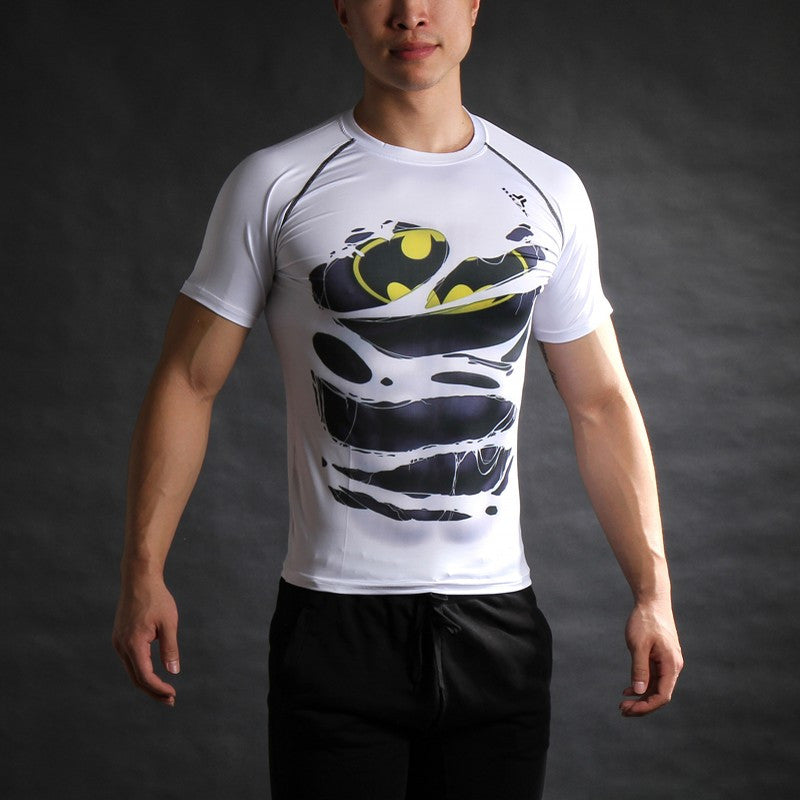 batman T Shirt Captain America Civil War Tee 3D Printed T-shirts Men Marvel Avengers 3 Short Sleeve Fitness  Clothing Male