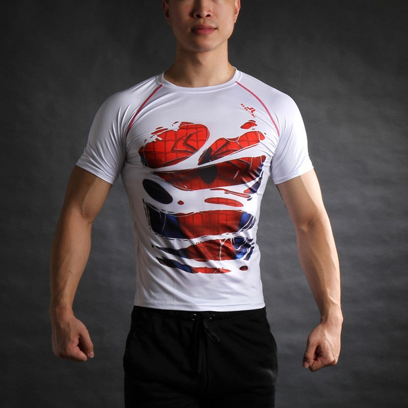 batman T Shirt Captain America Civil War Tee 3D Printed T-shirts Men Marvel Avengers 3 Short Sleeve Fitness  Clothing Male