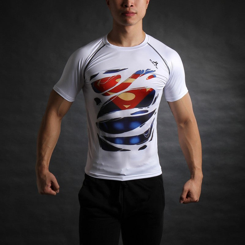 batman T Shirt Captain America Civil War Tee 3D Printed T-shirts Men Marvel Avengers 3 Short Sleeve Fitness  Clothing Male