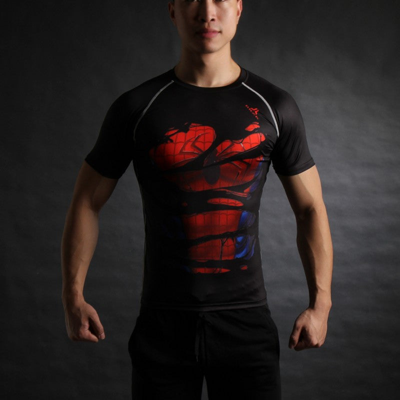 batman T Shirt Captain America Civil War Tee 3D Printed T-shirts Men Marvel Avengers 3 Short Sleeve Fitness  Clothing Male