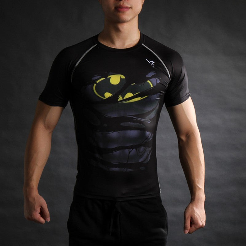 batman T Shirt Captain America Civil War Tee 3D Printed T-shirts Men Marvel Avengers 3 Short Sleeve Fitness  Clothing Male
