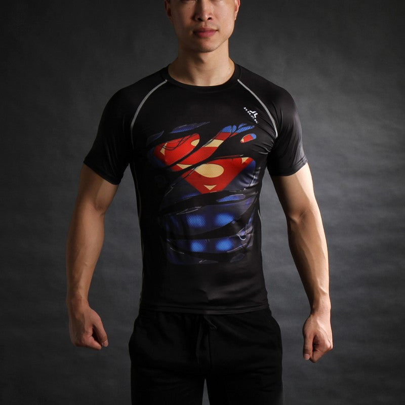 batman T Shirt Captain America Civil War Tee 3D Printed T-shirts Men Marvel Avengers 3 Short Sleeve Fitness  Clothing Male