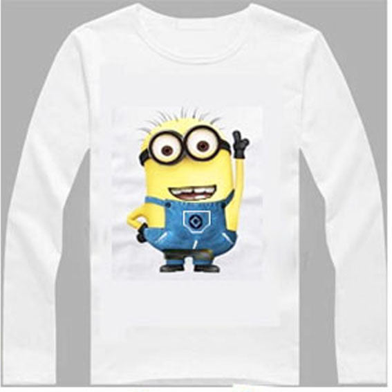 Autumn Winter 100% Cotton Kids T Shirt Cartoon Mouse Long Sleeve Baby Boys Girls T-Shirt Children Pullovers Tee Boys Clothes
