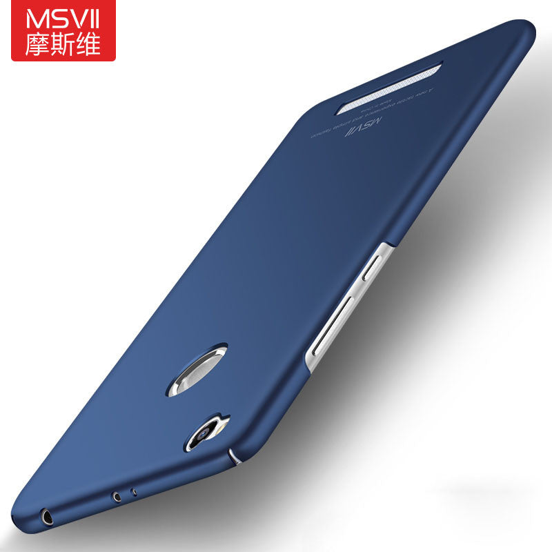 MSVII Coque For Xiaomi Redmi 3 Pro Case Hard Frosted PC Back Cover 360 Full Protection Housing For Xiaomi Redmi 3s 10 Styles