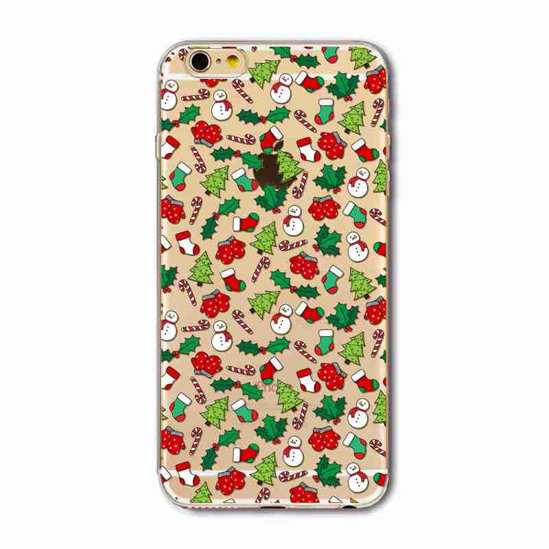 New Christmas Panda Pineapple Girl Case for iphone 6 6s Plus 6Plus 5 5s SE soft silicone Protector Cover fundas bag capa Cases