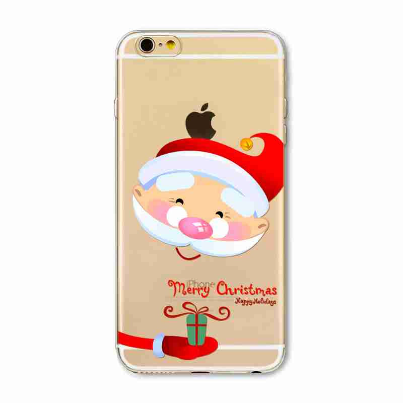 New Christmas Panda Pineapple Girl Case for iphone 6 6s Plus 6Plus 5 5s SE soft silicone Protector Cover fundas bag capa Cases