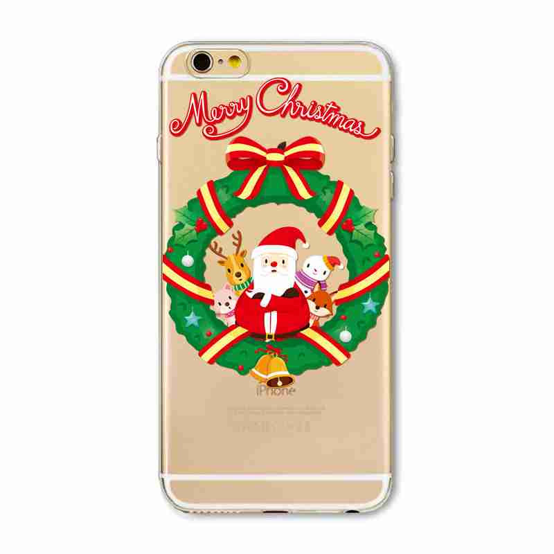 New Christmas Panda Pineapple Girl Case for iphone 6 6s Plus 6Plus 5 5s SE soft silicone Protector Cover fundas bag capa Cases