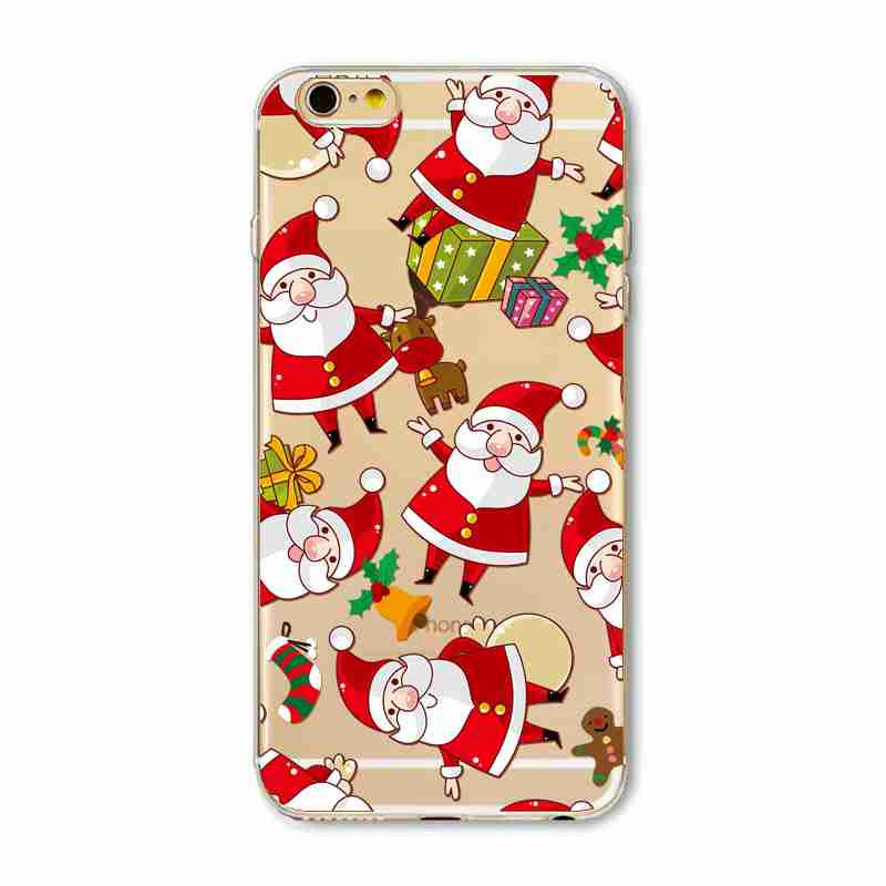 New Christmas Panda Pineapple Girl Case for iphone 6 6s Plus 6Plus 5 5s SE soft silicone Protector Cover fundas bag capa Cases