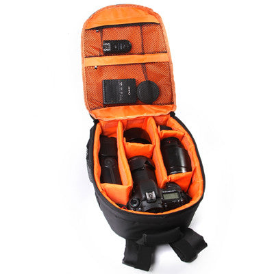 Video Photo Digital Camera Shoulders Padded Backpack Bag Case Waterproof Shockproof Small Bags for Canon Nikon DSLR IP-00