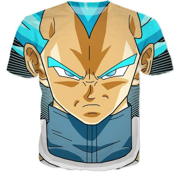 New Fashion Women Men Hipster 3D t shirt Galaxy tshirts Anime Dragon Ball Z Vegeta t shirts DBZ Tees Summer Casual tee shirts