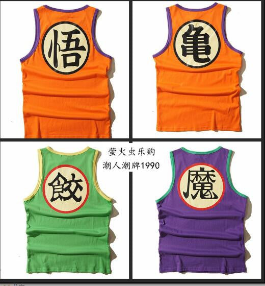 Dragon Ball Z Tshirt Anime Son Goku DBZ kame Kanji Costume underwear shirt Saiyan cosplay mens tshirt tee vest