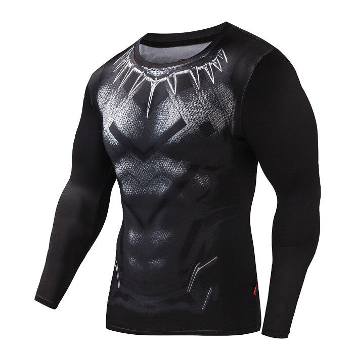 2016New Fashion Fitness Compression Shirt Men Cosplay Male Crossfit Plus Size Bodybuilding 3D Printed Batman Superman Tshirt